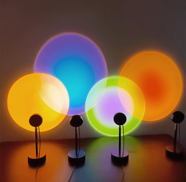 LED Sunset Lamp 16 Colors RGB APP with Remote control